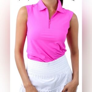 IBKUL Bright Pink Sleeveless Tank Top